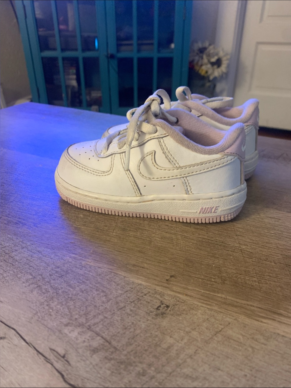 Light purple Nike AF1s Size 7c (toddler girl)